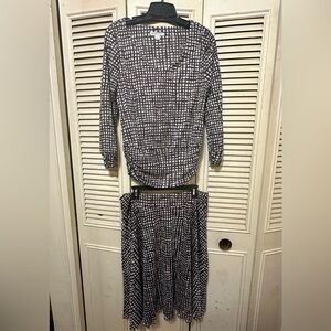 Pendleton Black and White Patterned Dress